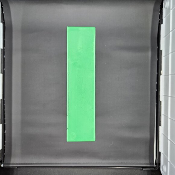 Vintage 80's FLIP'N'FILE 10 Green 5-1/4" Floppy Disk Diskette Storage Case - Picture 6 of 16